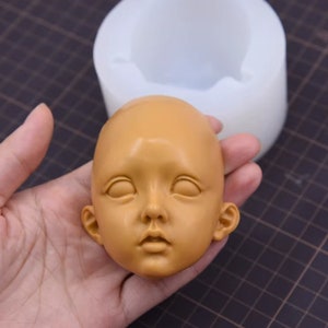 BJD Ultra-light Clay Doll Mold Clear Silicone Mold Fondant Sugarcraft Cake Decorating Tools Polymer Clay Handmade Craft MOL007