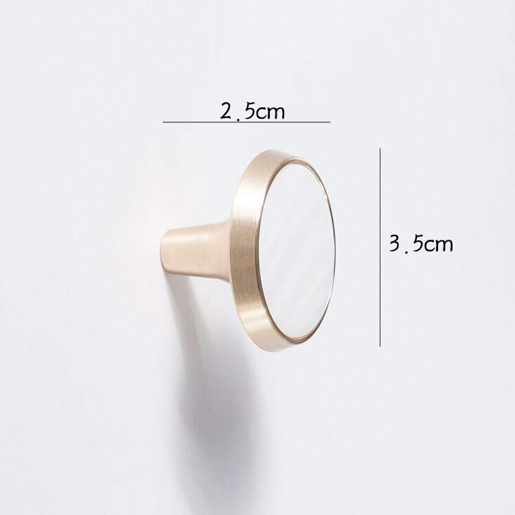 Perilla del gabinete de latón mediados del siglo moderno | Etsy