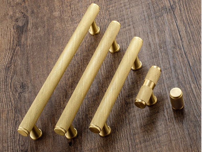 Brass Drawer Pull Drawer Pulls and Knobs in Brass Drawer Etsy