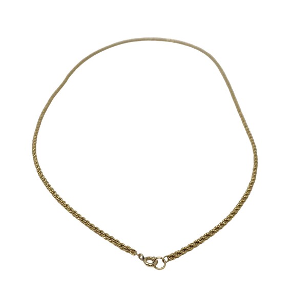 Vintage 30” 12K Gold Filled 3mm Rope Necklace - image 3