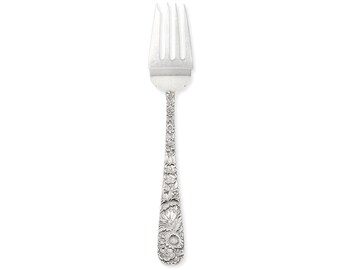 S. Kirk & Son Inc. "Repoussé" Sterling Silver Individual Salad Fork