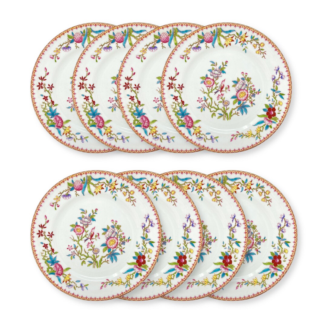 Royal Doulton ito E2929 Luncheon Plates 8 Etsy