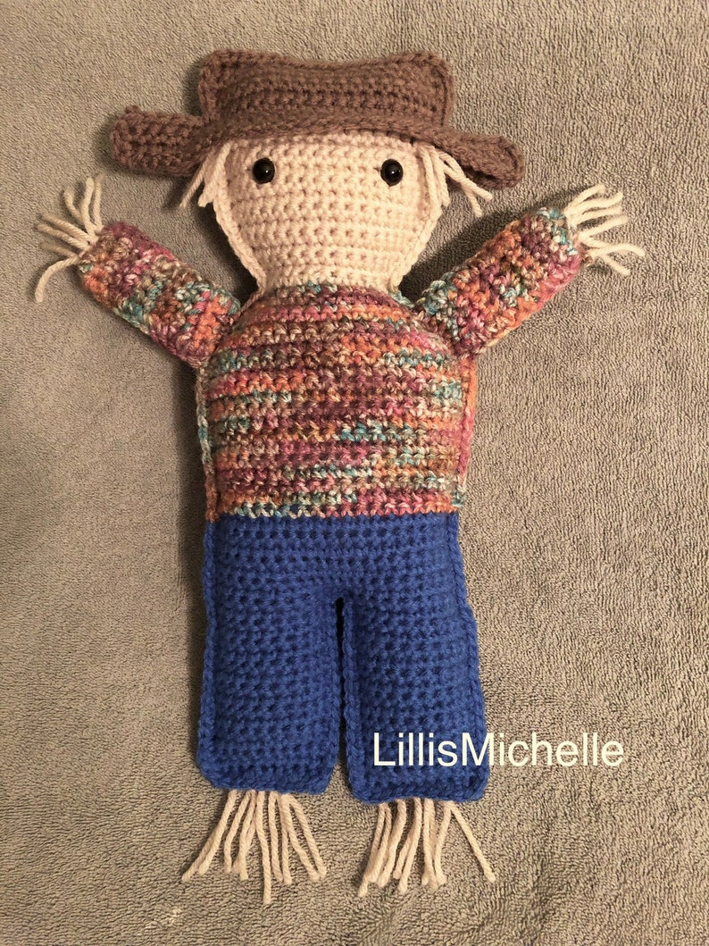 Scarecrow Stan Crochet Pattern pattern Only Etsy