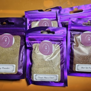 Intention Powder - Magical Powder - Witchcraft Powder - Spell Powder - Conjure Powder - Wicca Powder - You choose