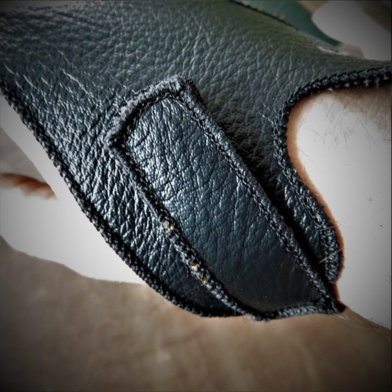 Fishing Finger Glove Handmade Genuine Leather Single Finger Stall Protector  