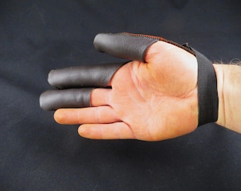 Handschoen boogschieten leer – traditionele schiethandschoen – keuze uit linker- of rechterhand