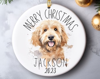 Goldendoodle Personalized Ornament, Dog&#39;s First Christmas, Doodle Mama, Life is Better with Goldendoodles, Custom Christmas, Pet Memorial