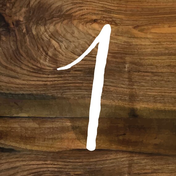 Diy Printable Rustic Wooden Table Numbers 1 25 4 X Etsy