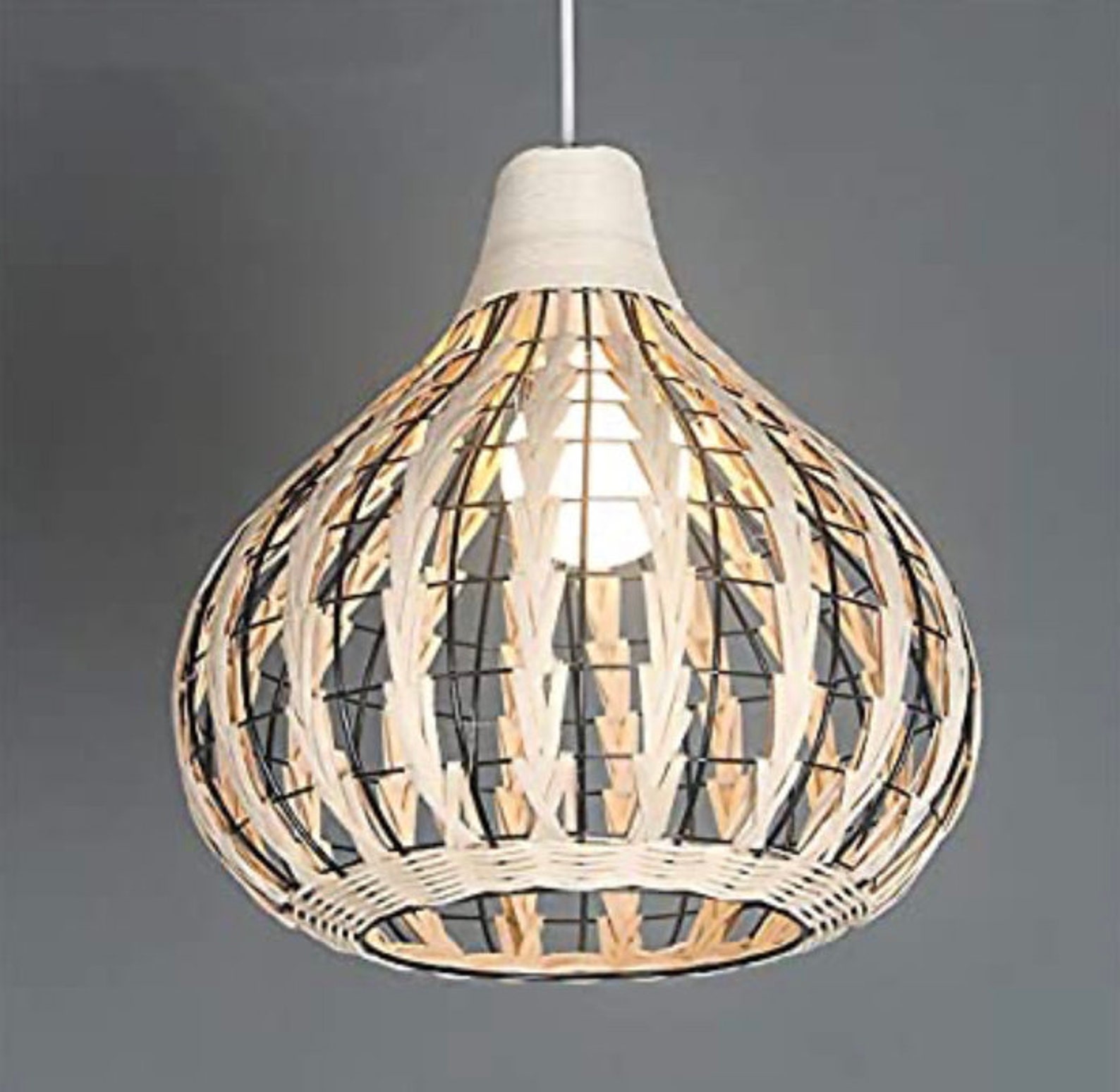 Modern Rattan Chandeliers Tropical Design Pendant Rattan Etsy