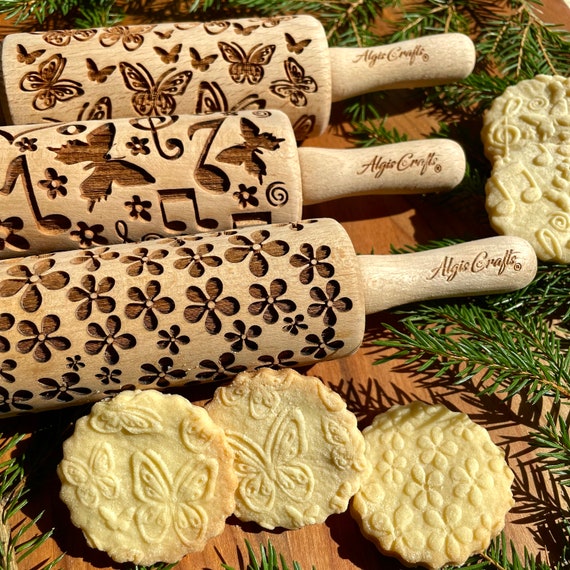 Mini Wooden Rolling Pin, Perfect for Clay, Playdoh, Kids Crafts