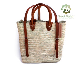 luxury Straw baskets Backpack French Basket Moroccan Basket straw bag french market basket Beach Bag straw bag