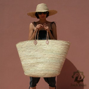 French baskets King Size : French Market Bag, straw market bag, straw bag, woven market tote, Beach Bag, straw basket, woven market tote