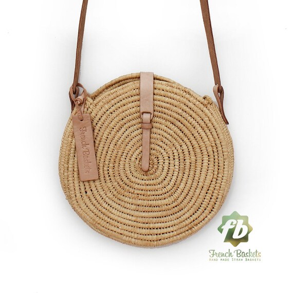 Raffia bag round hotsell