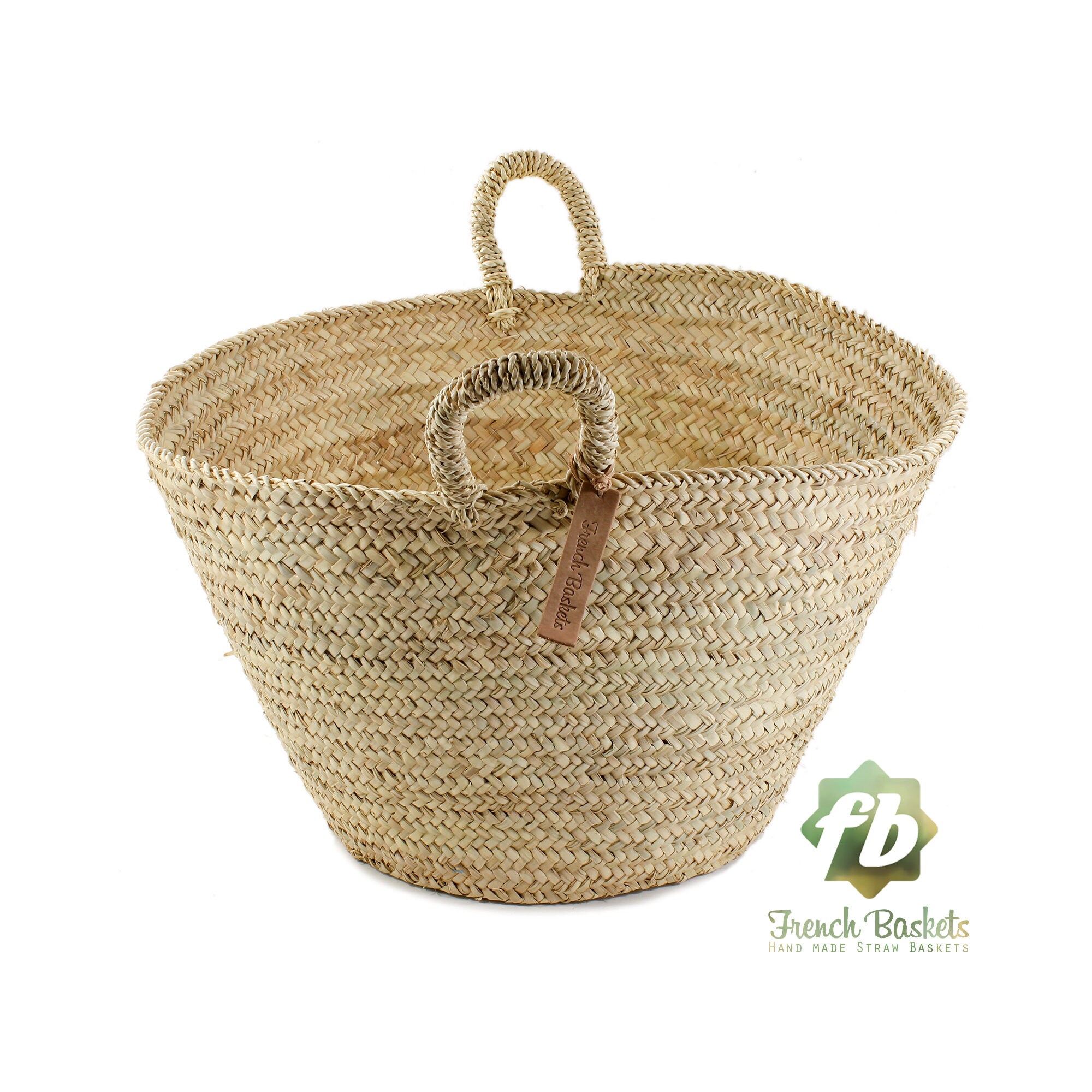 Farmer's Market Palm Baskets Big Size French Basket Farm Etsy