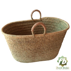 French Baskets Big Big Tote French Basket Moroccan Basket straw bag french market basket Beach Bag straw bag