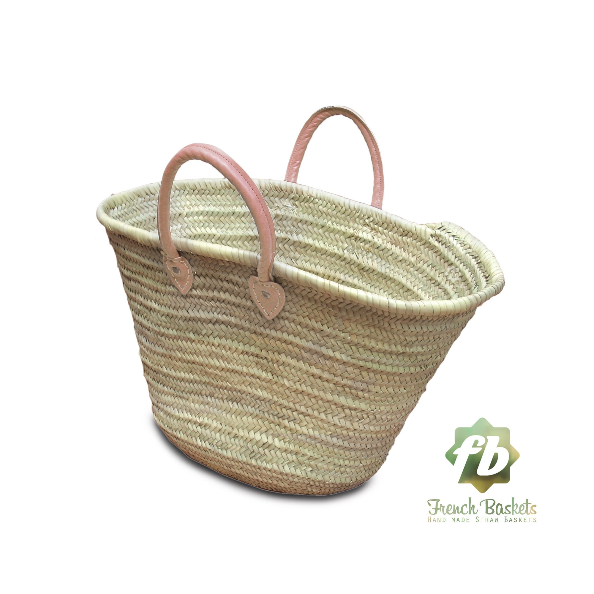 Best Straw Bag natural baskets with clasp belt | French Baskets