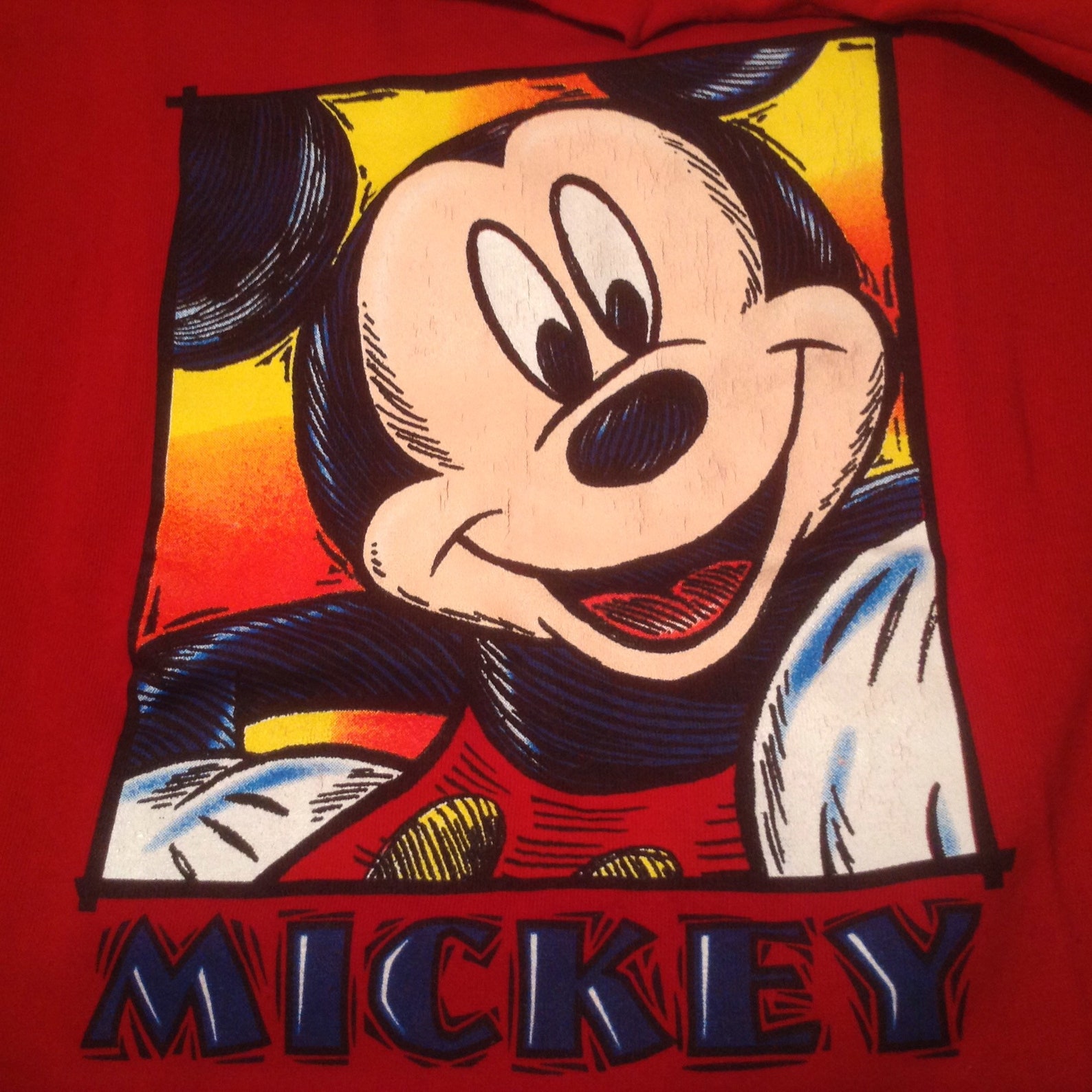 levi's mickey mouse sweatshirt