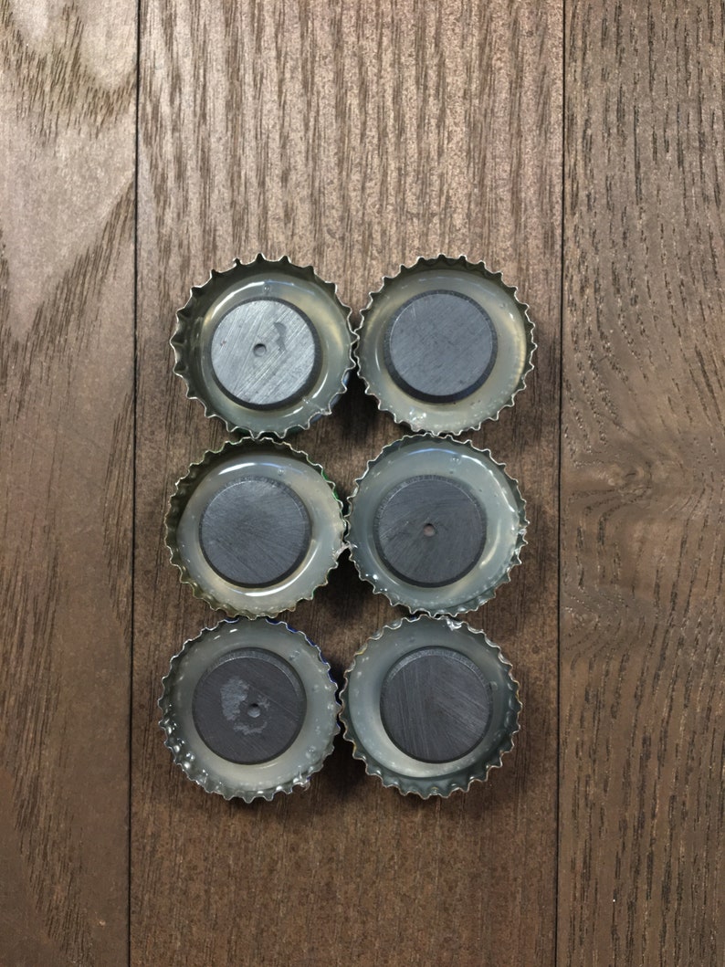 Miller Lite Mancave Brewery Bar Decor Beer Bottle Cap Magnet Six Pack Stocking Stuffer Gameroom Groomsman Miller Gifts for Men