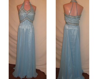 Felicia 2 4 Dress Marigold Aop Blue Bl