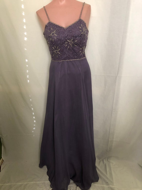 Lavender/silver gown#9590 - image 7