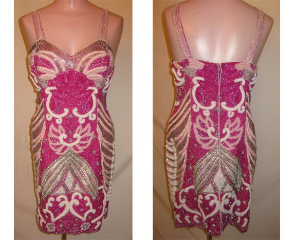 Short beaded dress - image 1