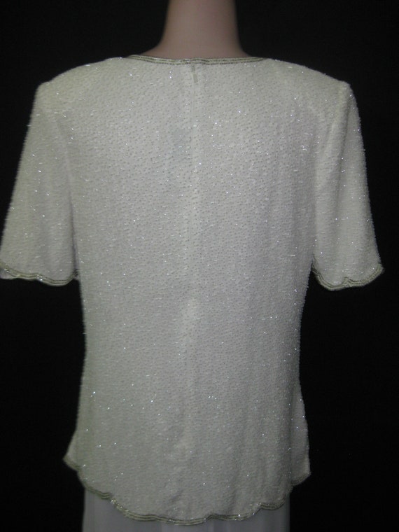 White/multi blouse#181 - image 5