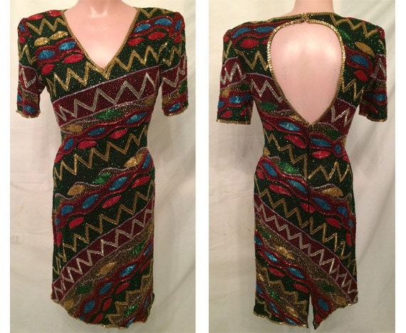Short beaded dress