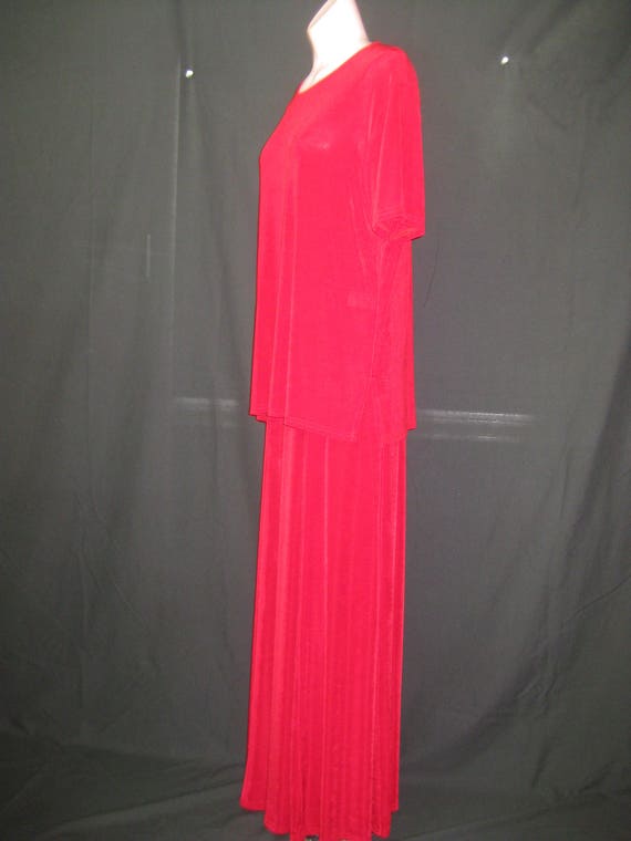 2PC Red skirt set#1785 - image 4