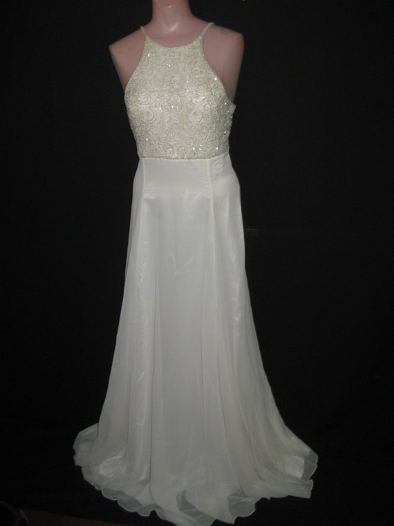 Ivory gown#8068 20%off