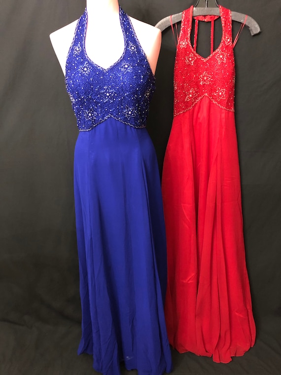 Blue or Red gown#9535 - image 1