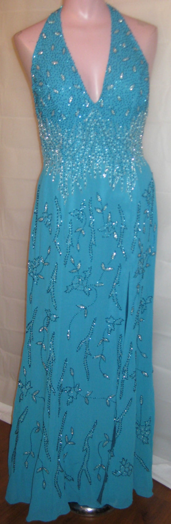 Teal Gown #7501 - image 2