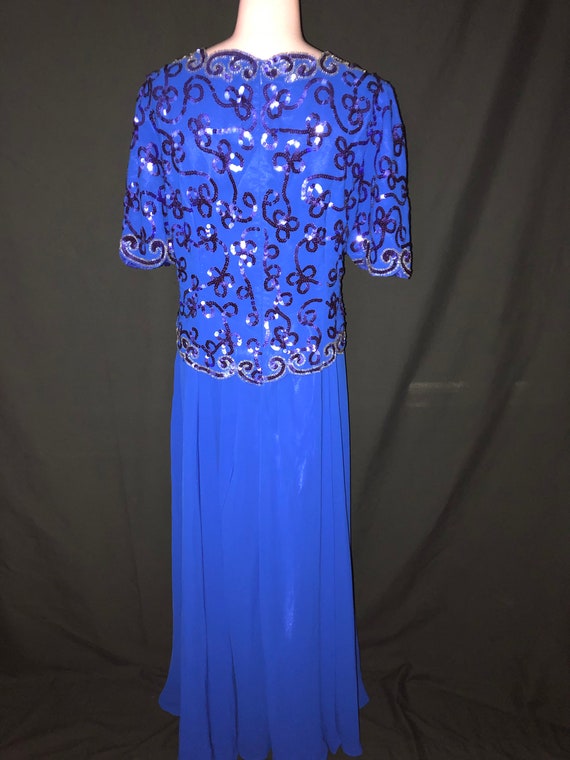 Electric blue gown#1613 - image 6