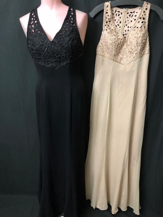 Black and Nude Evening Gown #45 - image 10