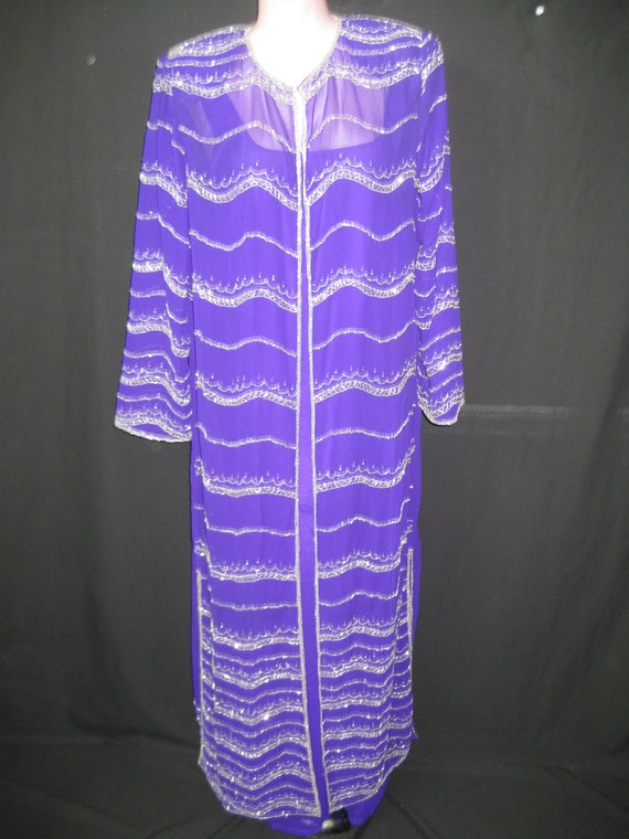 Long purple jacket  # 1326 - image 4
