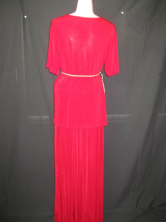 2PC Red skirt set#1785 - image 3