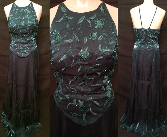 Long gown in Green