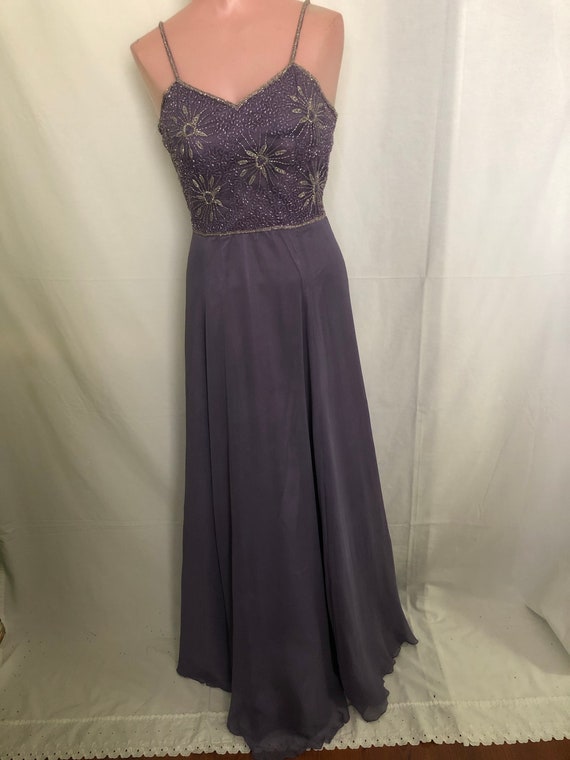 Lavender/silver gown#9590 - image 8