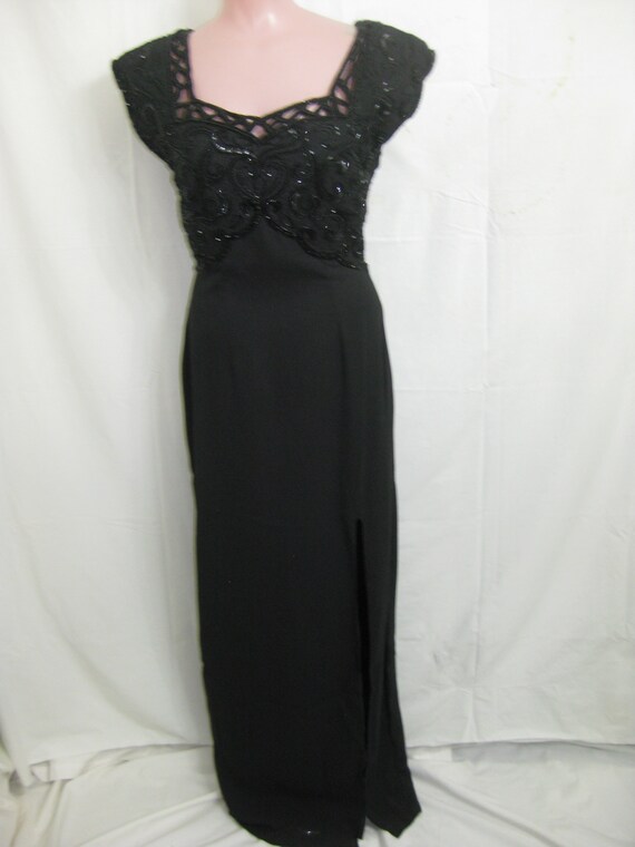 Black long gown#2455 - image 5