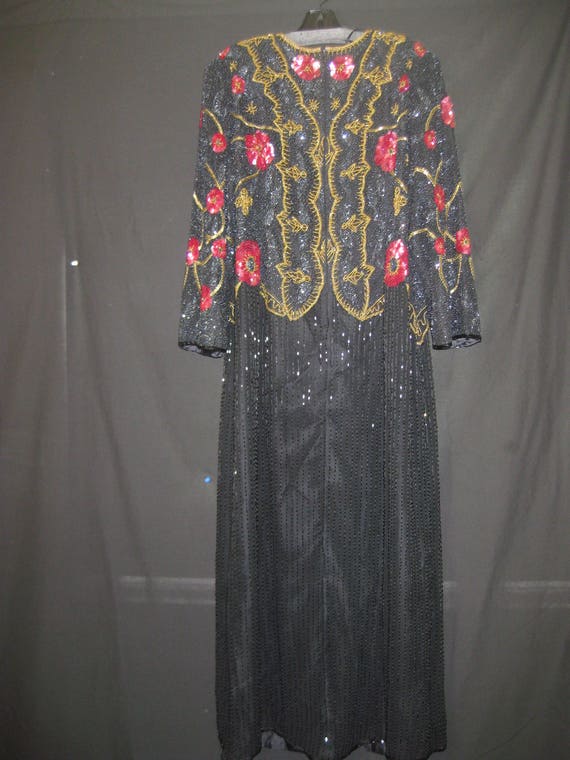 Black/multi gown#897 - image 3