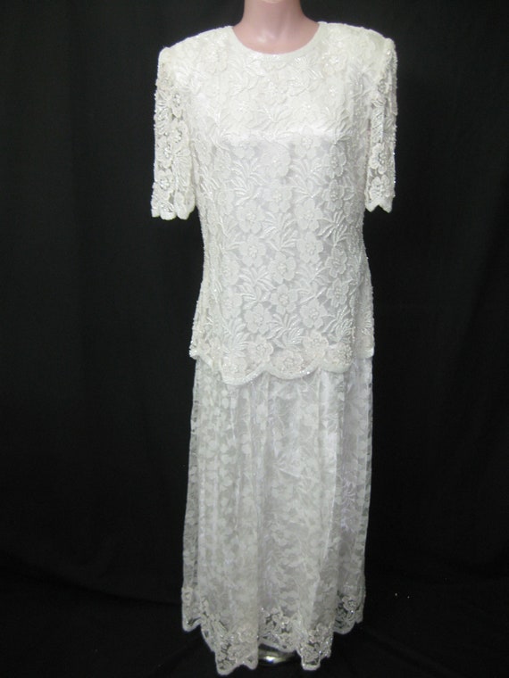 White Lace gown#1358