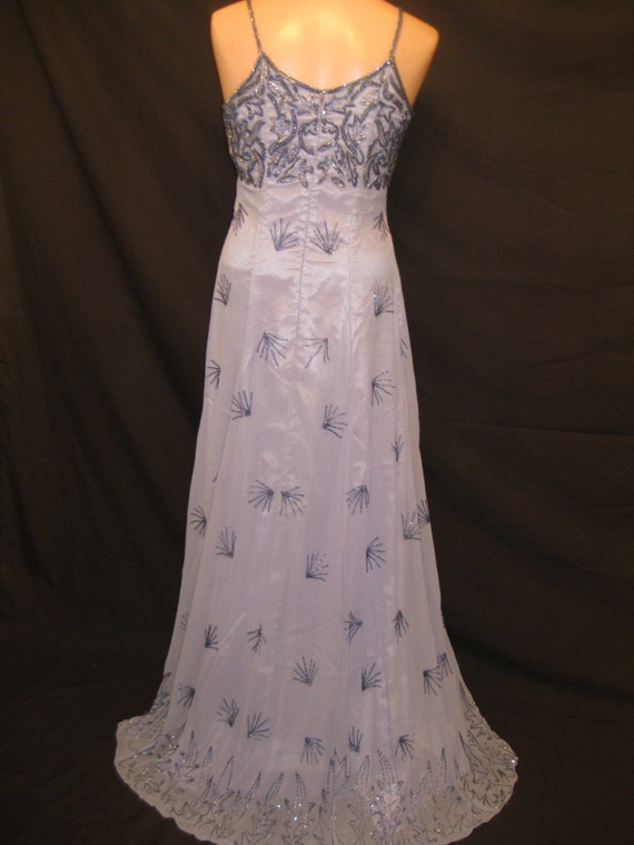 Periwinkle long gown #8425 - image 5