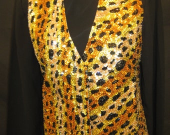 Leopard vest #179