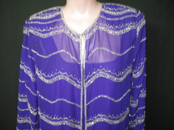 Long purple jacket  # 1326 - image 3