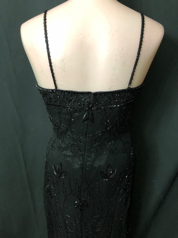 Black Evening Gown#9586 - image 5