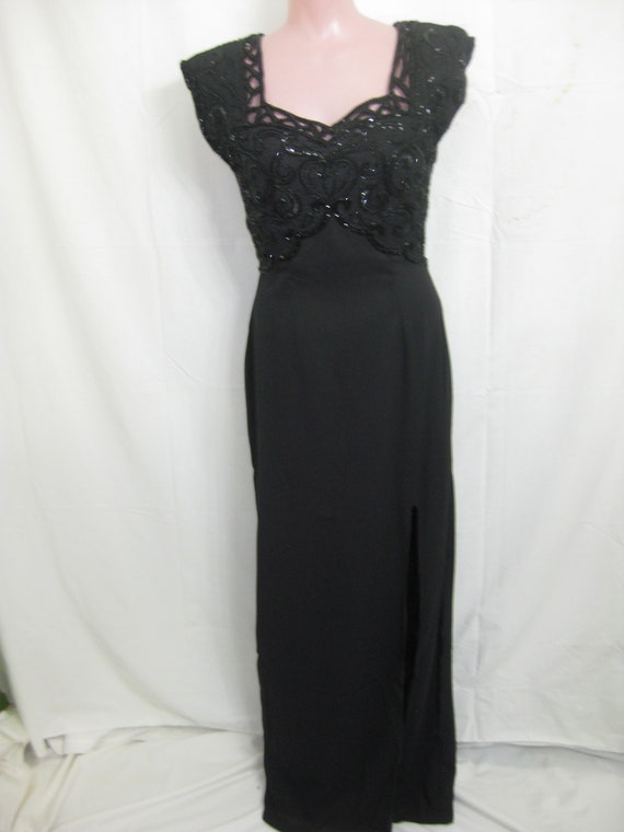 Black long gown#2455 - image 1