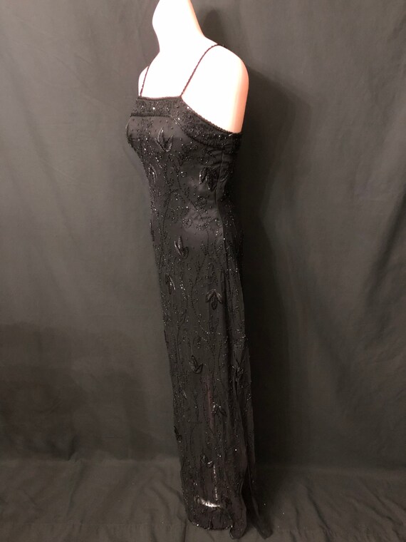 Black Evening Gown#9586 - image 3