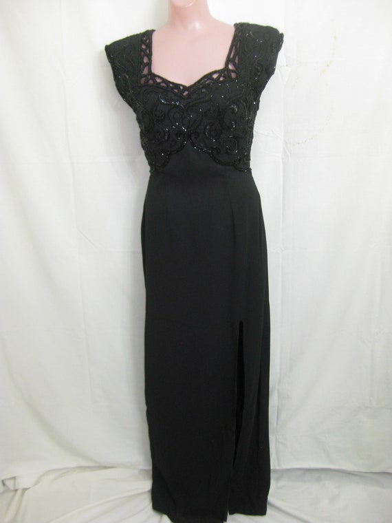 Black long gown#2455 - image 7