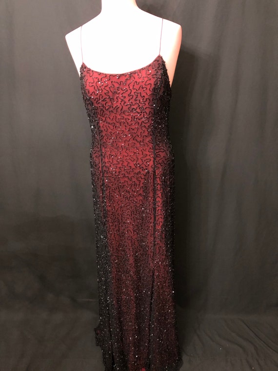 Black/Red gown#6151