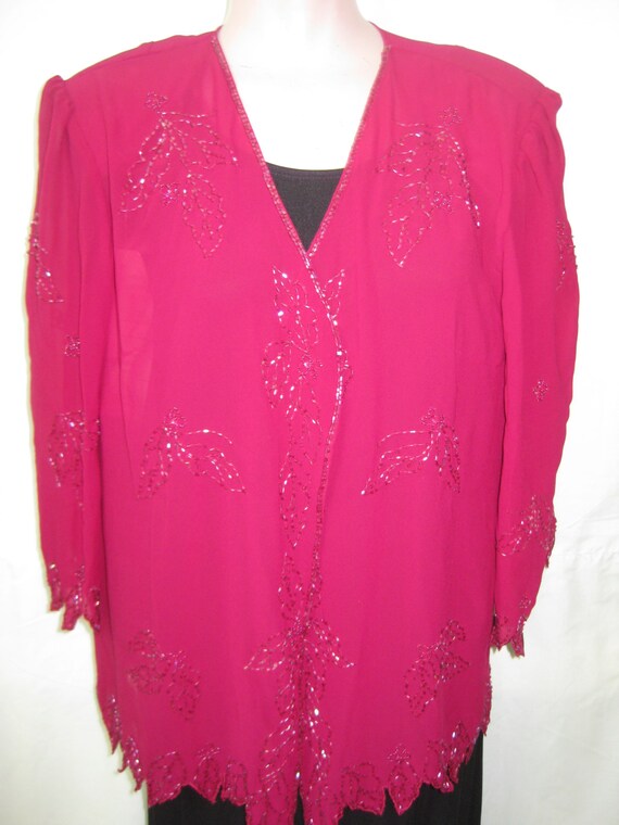 Hot pink Jacket#1492 - image 2