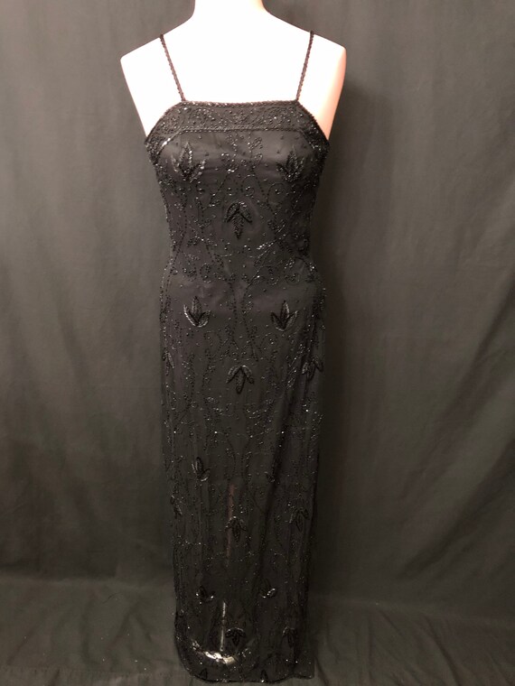 Black Evening Gown#9586 - image 7